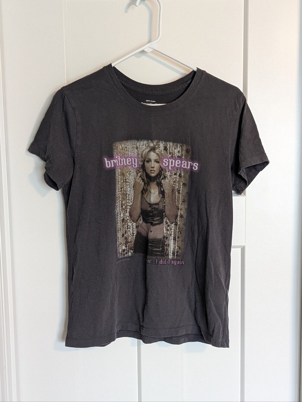 Abercrombie Britney Spears Oops! I Did It Again 2000 Tour T-shirt sz S